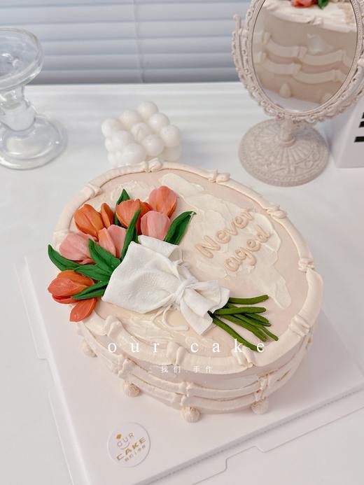 刮刀花郁金香蛋糕-低糖处理无添加 商品图3