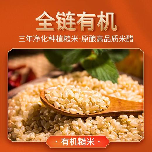 有机糙米醋  原酿醋炒菜调料糙米醋 500ml/瓶【京东快递送货上门】 商品图4