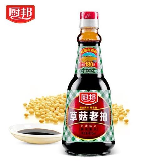 厨邦草菇老抽酱油410ml 商品图0