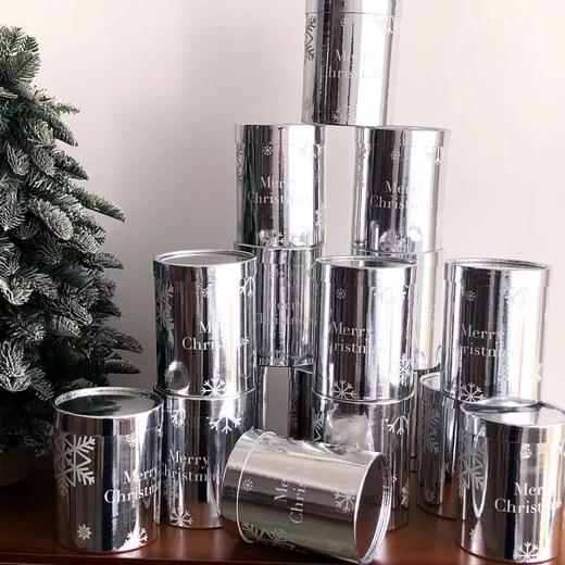 【圣诞花盒】圣诞小银桶3款可选/雪花款/圣诞树款 12*16cm 商品图5