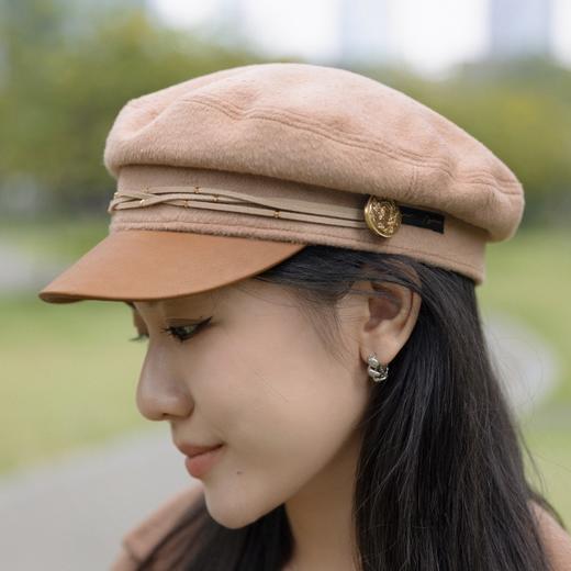 帽仕汇  羊毛美拉德风海军帽 商品图3