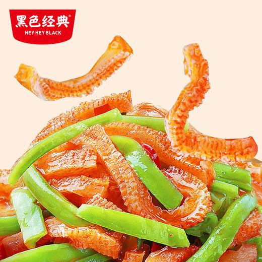 【新品尝鲜】黑色经典湘西风味泡菜贡菜拌魔芋 鲜辣味150g/袋 商品图1