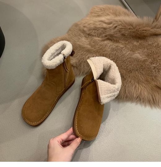 GT 6898小暖炉棉鞋加绒保暖雪地靴短靴 商品图2