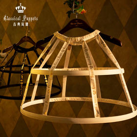 【现货】金LOGO基础鱼骨 古典玩偶 Lolita