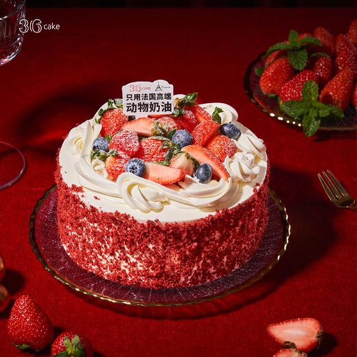 红颜草莓红丝绒 | 36CAKE 商品图0