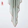 SAINTJOY/上久楷 羊绒围巾  披肩  人字纹清风淡雅边框方巾  FJS23053 商品缩略图5