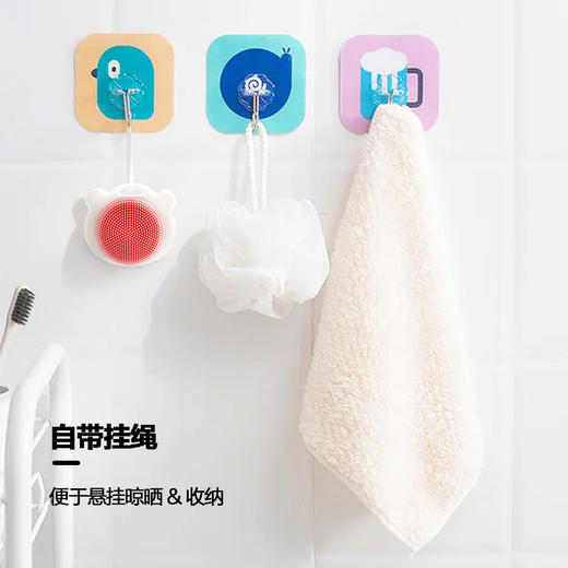 年终大促！【便携双面洗脸刷！比毛巾还细软】熊猫3D软毛双面硅胶洗脸刷，洁面刷清洁毛孔万毛手动洗脸仪美妆，亲肤材质 握持方便 不失可爱 美妆必备 商品图2