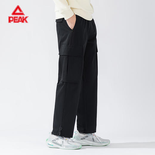 匹克2023年冬季新款时尚系列男款梭织长裤DF334201 商品图4