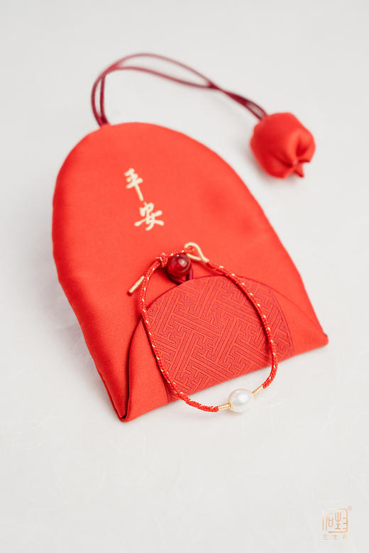 迎新年.十九年老店新装开业双庆福利 | 三生石18K金珍珠吉祥红绳手链 商品图1
