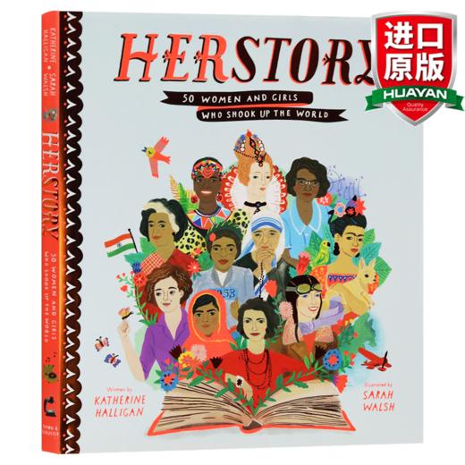 Herstory: 50 Women and Girls Who Shook Up the World 震惊I世界的50名女性的故事 英文原版 商品图0