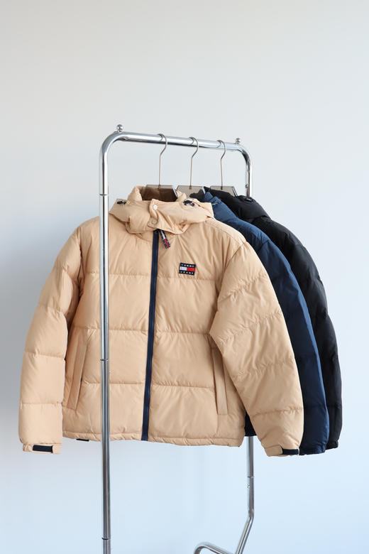 T.H 出口元单 可拆卸连帽 厚款面包羽绒服 YR134 商品图1