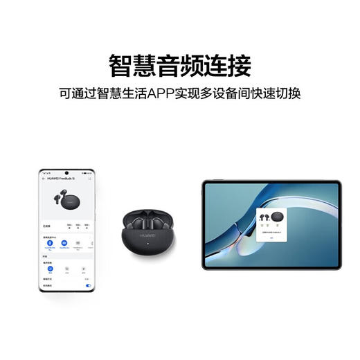 【家居】华为（HUAWEI）华为FreeBuds 5i蓝牙耳机运动音乐降噪耳机 商品图2