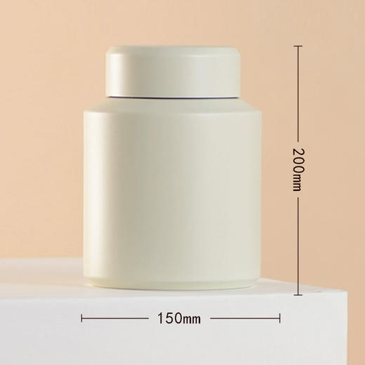 观-大号单罐【米白】50元 一套/一件36套 商品图2