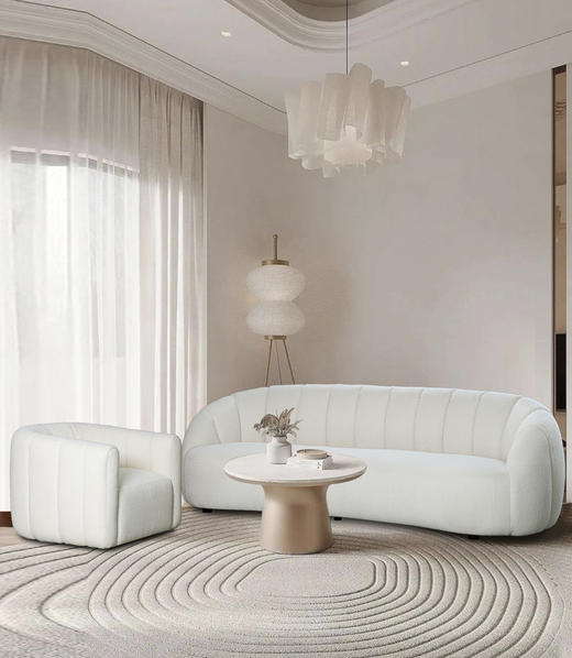 NS家居nsfurniture布艺三人位沙发NSSF-5463-C1-250 NS5302-1A 系列 商品图1