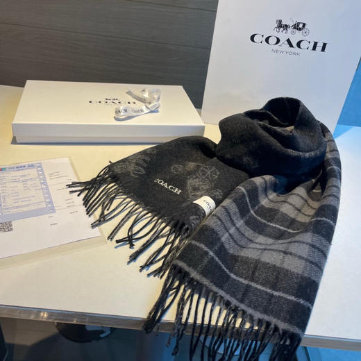 秋冬特惠💰290 COACH经典 蔻驰围巾也太好看了吧！不仅有颜值还有品质 商品图6
