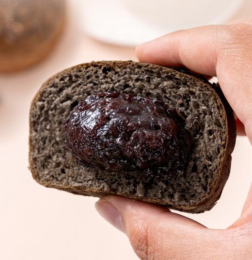 福事多全麦五黑夹心面包欧包整箱500g 早餐代餐食品小吃零食 粗粮饱腹速食品 商品图4