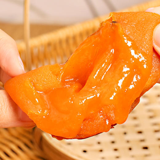 山东鲜食流心柿饼 软糯香甜 6枚大果彩箱装（京东 山东潍坊发货） 商品图3