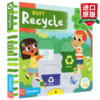 英文原版 忙碌的环保 Busy Recycle Busy系列 垃圾回收 推拉滑动机关纸板操作书 全英文版 商品缩略图0