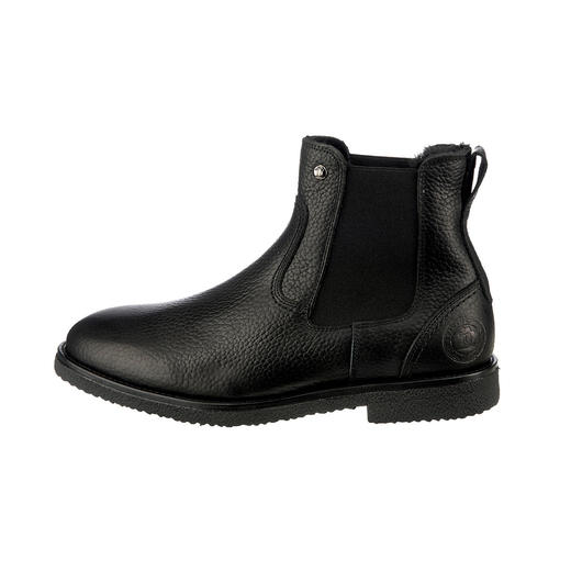 断码特价41码&42码——西班牙原产羊毛款皮毛一体男士皮靴黑色粒面GLC6(高品质纯天然羊毛内衬) 商品图2