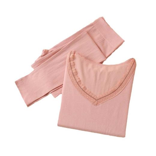 RY-RY1918秋冬无缝美体保暖内衣套装女士修身时尚打底秋衣秋裤套装 商品图4