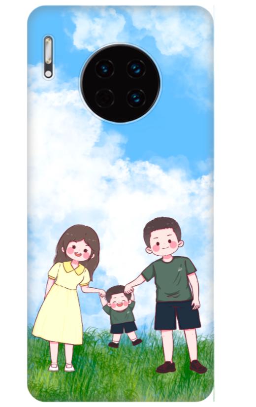 【定制军婚家庭合影手机壳系列液态硅胶/皮纹壳材质古董白色，定制不退换下单请备注手机型号】 商品图1