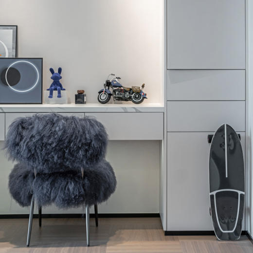 中洲公馆同款 次卧二梳妆间梳妆凳 商品图0