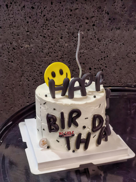 生日字母装饰蛋糕（黑色字母） 商品图2