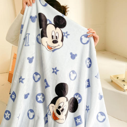 【迪士尼牛奶绒毛毯】法兰绒双面绒多功能毛毯 商品图3