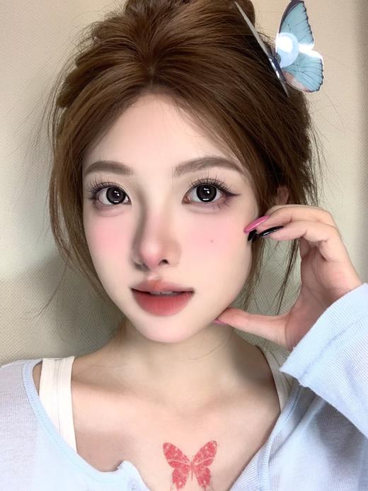 Cherrybee旗下 |  水孖孖灰&水孖孖棕  14.5mm白狮参考着色大直径 |月抛 商品图4