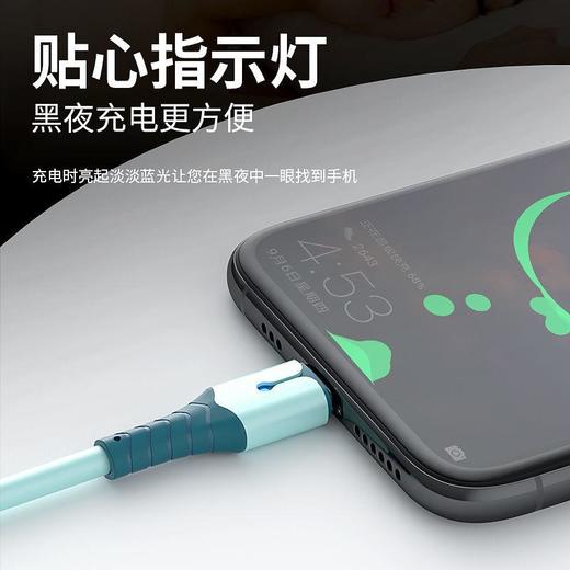 液态硅胶带灯数据线适用于苹果安卓TYPE-C小米手机超级快充电器线 商品图2