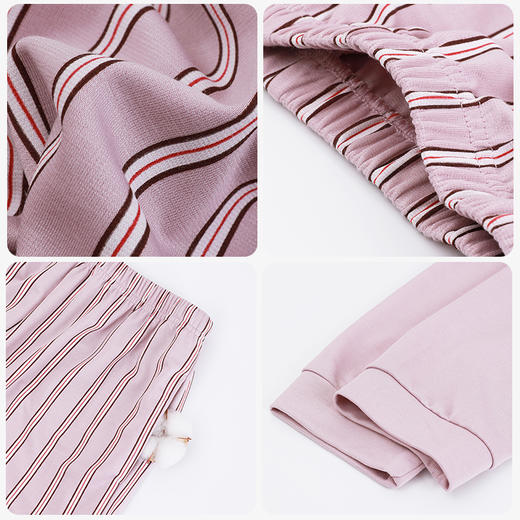 【商场同款】熳洁儿 情侣家居服秋冬云朵爽棉圆领长袖套装23703915/23703215 商品图3