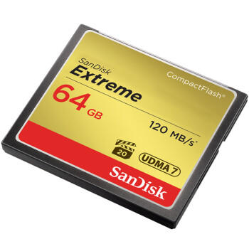闪迪（SanDisk）64GB CF（CompactFlash）内存卡 UDMA-7 至尊极速存储卡 读速120MB/s 写速85MB/s 单反相机内存卡 商品图5