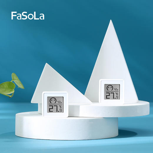 FaSoLa 电子温湿度计 家用室内婴儿房壁挂式高精度室温计温度计表 商品图6