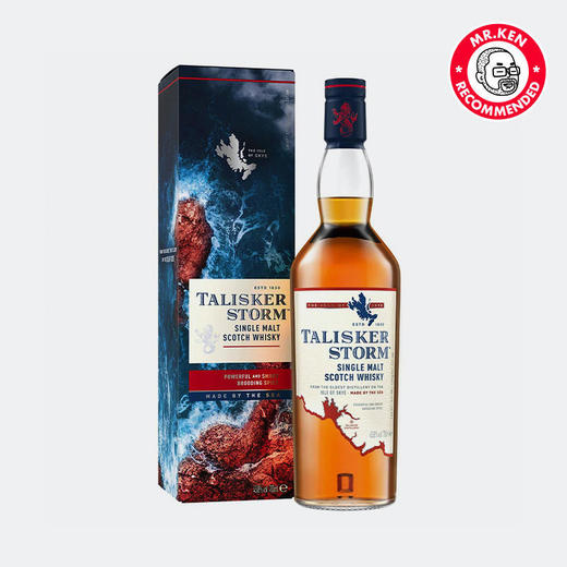 泰斯卡(Talisker)风暴单一麦芽苏格兰威士忌(新包装) 商品图1