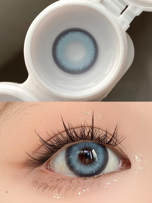 【大直径】NICEKON-格拉斯哥14.5mm【年抛 0-1000度 含有525/575】着色直径13.8mm 商品图9