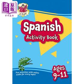 【中商原版】英国原版CGP教辅 New Spanish Activity Book for Ages 9-11 9-11岁西班牙语练习册（含在线音频）