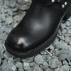 西遇西部牛仔靴女新款秋季美式黑色粗跟厚底短靴中筒骑士靴子D0033878 商品缩略图2