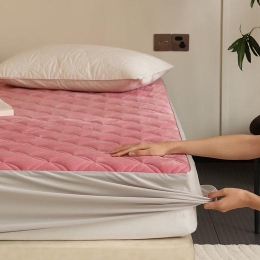 松植屋双面夹棉床笠A类席梦思床垫保护套防尘罩加厚床罩套 商品图2