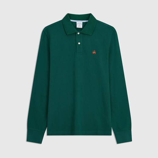 BK兄弟 2024秋季新款 男士 刺绣小标 纯棉珠地网眼修身长袖POLO衫 Z-12025 商品图4