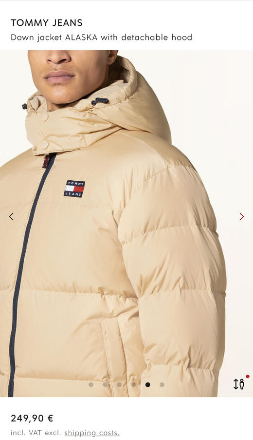 T.H 出口元单 可拆卸连帽 厚款面包羽绒服 YR134 商品图6