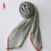 SAINTJOY/上久楷 羊绒围巾  披肩  人字纹清风淡雅边框方巾  FJS23053 商品缩略图2
