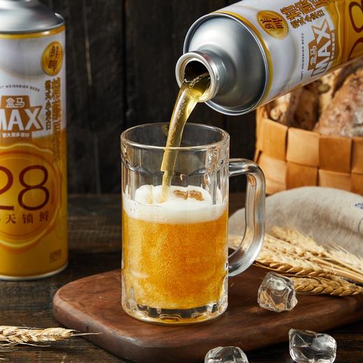 盒马 MAX 精酿小麦白鲜啤酒 1L*2 商品图2