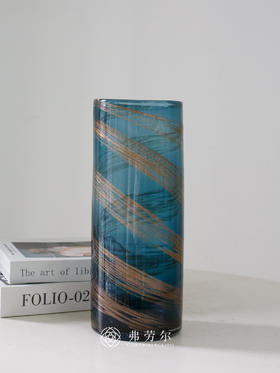 现代蓝绿色花瓶