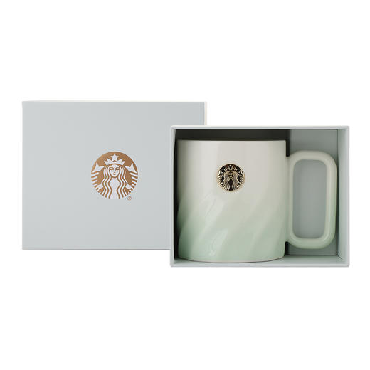 11155124 星巴克清透薄荷绿款徽章马克杯 商品图6