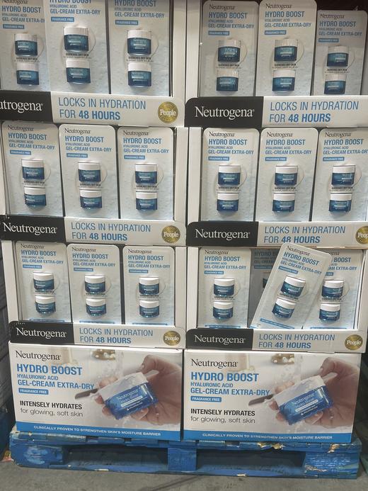 Neutrogena露得清水活盈透凝露长效补水脸部保湿霜48g*2瓶套装！美国代购，无中文标签，介意慎拍! M 商品图1