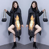 冬季新款，棉衣女中长款加厚印花棉服宽松棉袄外套HR-XMRS2379 商品缩略图0