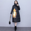 冬季新款，棉衣女中长款加厚印花棉服宽松棉袄外套HR-XMRS2379 商品缩略图3