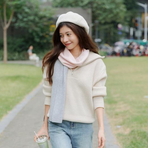 帽仕汇  绵羊毛甜美贝雷帽 商品图2