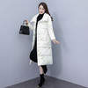 通勤百搭，加厚中长款印花棉袄外套立领单排扣新款羽绒棉服HR-XMRS2335 商品缩略图3
