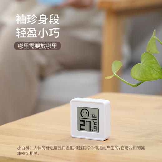 FaSoLa 电子温湿度计 家用室内婴儿房壁挂式高精度室温计温度计表 商品图2
